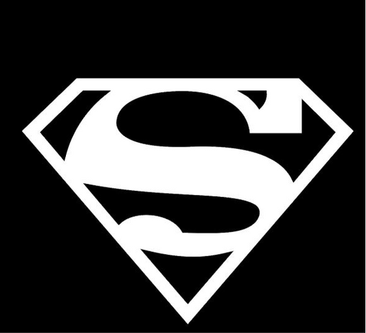 Superman Car Label